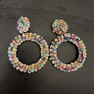 Stella & Dot statement earrings. Multicolored and so fun!
